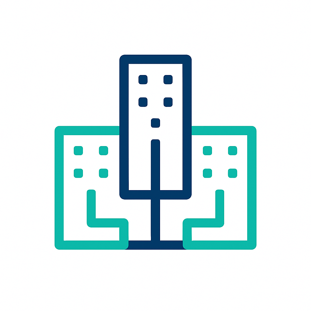 Icon illustrating the modern .NET Core and Blazor architecture of the BaseeraX platform.
