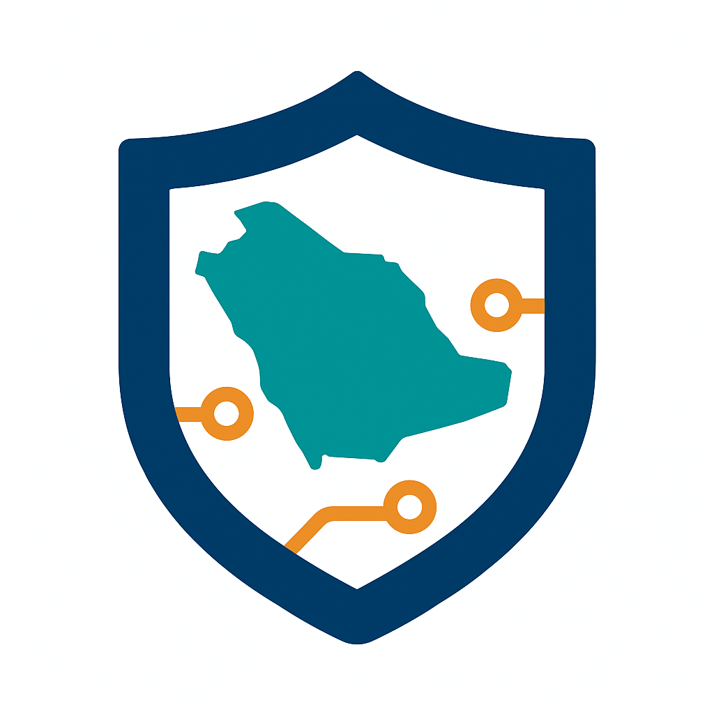 Icon representing data sovereignty for healthcare data within Saudi Arabia.
